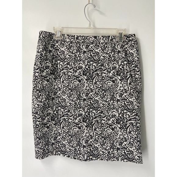 Halogen‎ Black/White Pencil Skirt Size 10 - Picture 5 of 6